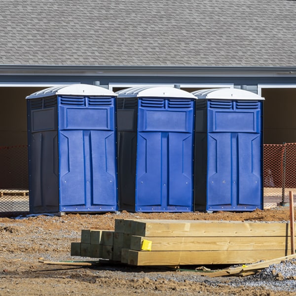 do you offer hand sanitizer dispensers inside the portable restrooms in Lake Station IN